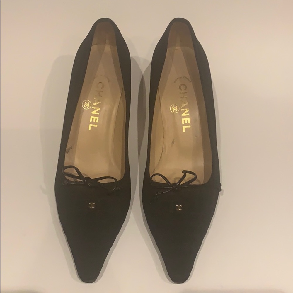 CHANEL Black Heels